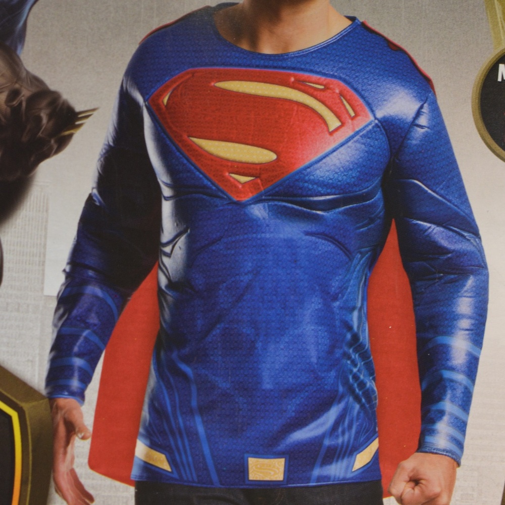 Halloween Mens Superman Costume SZ M  32-34 Chest NWT